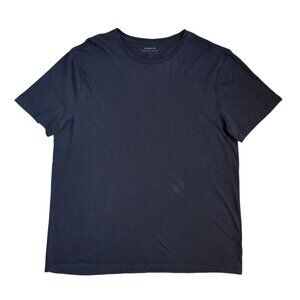 Vince Navy Blue Pima Cotton Men's T-Shirt – Short Sleeve Crewneck Tee, Size XL